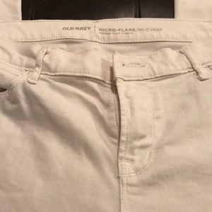 Old Navy Jeans - White Flare Jeans Old Navy Jeans - White Flare Jeans